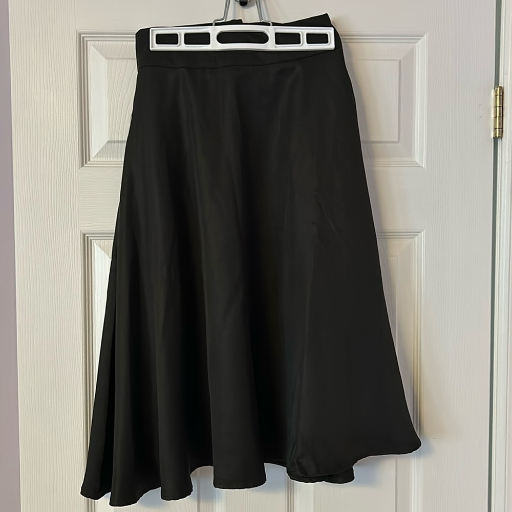 NWT Unique Vintage, Retro Style Black High Waist Swing Skirt size 2/xs